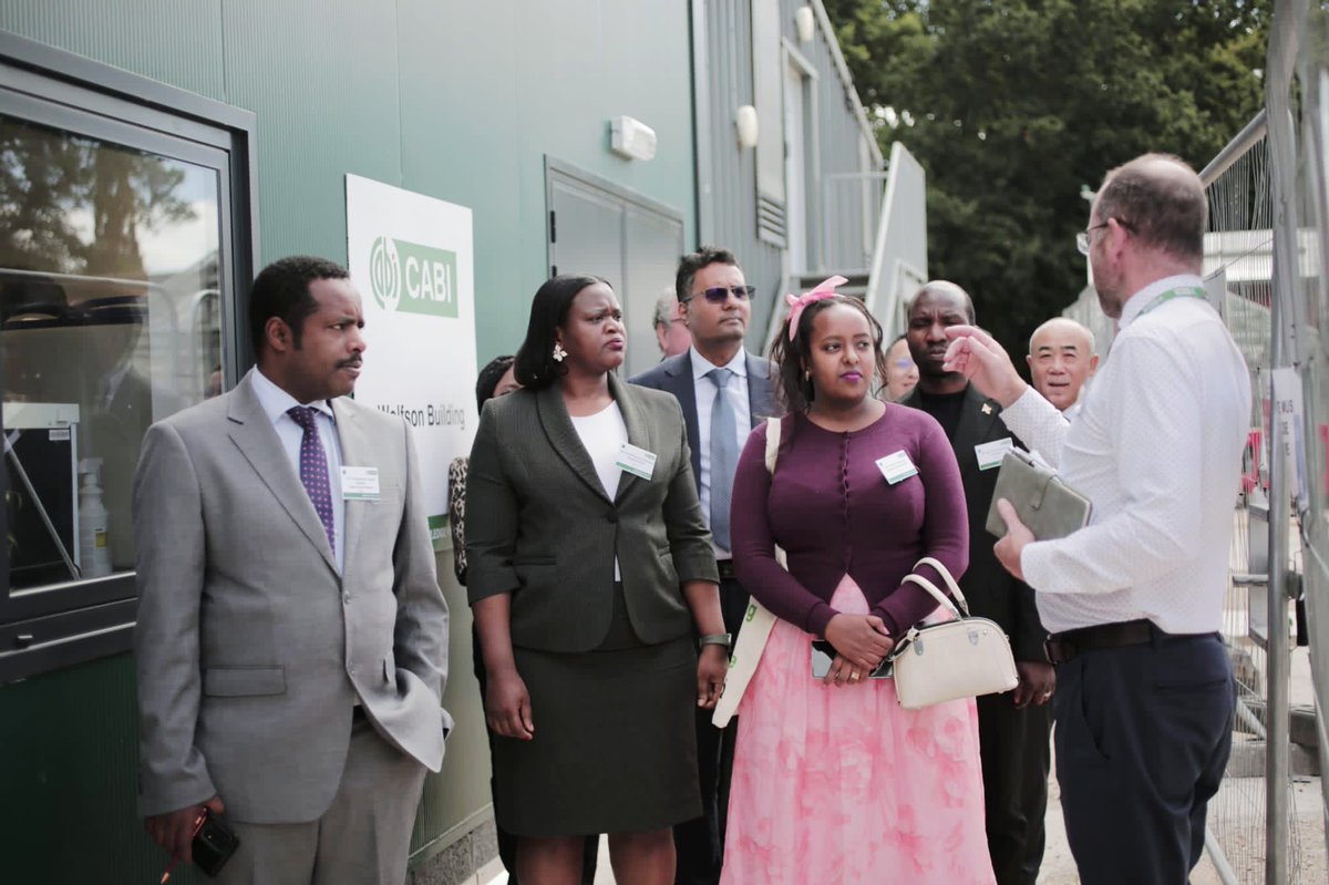 ETEmbassyLDN's tweet photo. Ethiopia reaffirms its commitment to science-based agricultural cooperation through participation in the CABI Membership Open Day, strengthening global partnerships for sustainable agriculture, food security, innovation, and resilience. 
#Ethiopia #CABI #Agriculture #FoodSecurity #SustainableDevelopment

@AmbBirukUK @PMEthiopia @MFAEthiopia @UKinEthiopia @MoA_Ethiopia