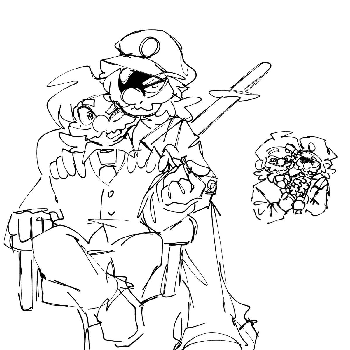 MagicalDebt's tweet photo. ArtFight is down goodness help me

Anyways Mario Madness brainrot https://t.co/oY3QfgWbyI