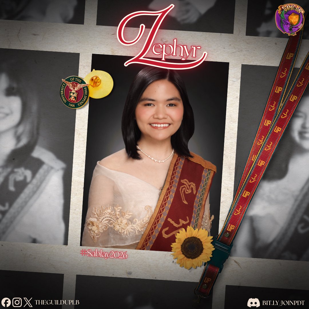 theguilduplb's tweet photo. Know that 💜 The Guild 🐲 will still be a place where you're welcome! Congratulations, keep the dice rolling 🎲, and Game On!

#Sablay2026
#GameOn
#GoVictorious
#KeepTheDiceRolling

3/3 https://t.co/sIXS3CxMWv
