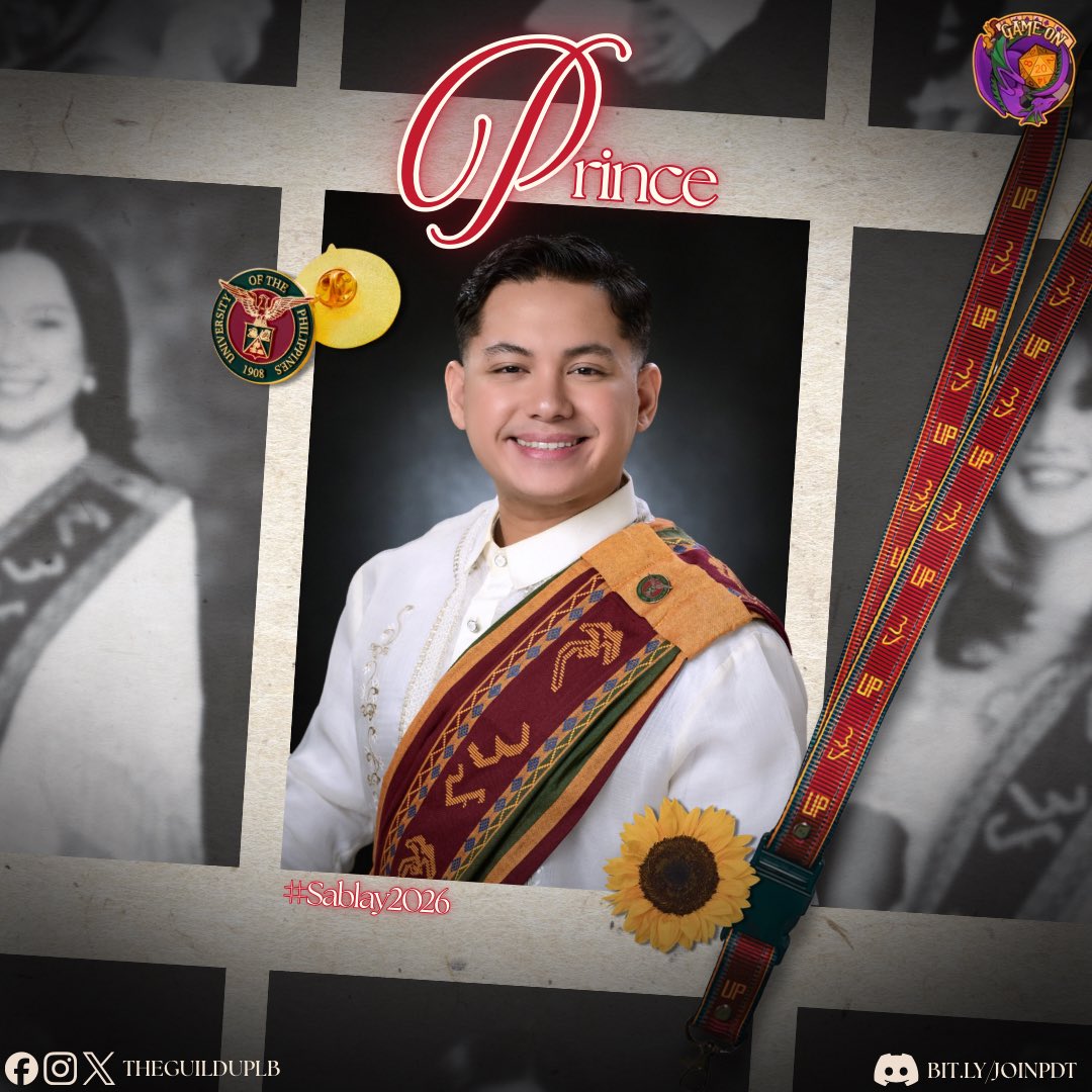 theguilduplb's tweet photo. Know that 💜 The Guild 🐲 will still be a place where you're welcome! Congratulations, keep the dice rolling 🎲, and Game On!

#Sablay2026
#GameOn
#GoVictorious
#KeepTheDiceRolling

3/3 https://t.co/sIXS3CxMWv