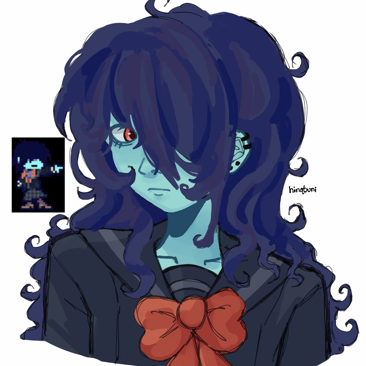 hinqbuni's tweet photo. #deltarune i love all of their outfits sm I Must draw more https://t.co/bI9DLkokmi