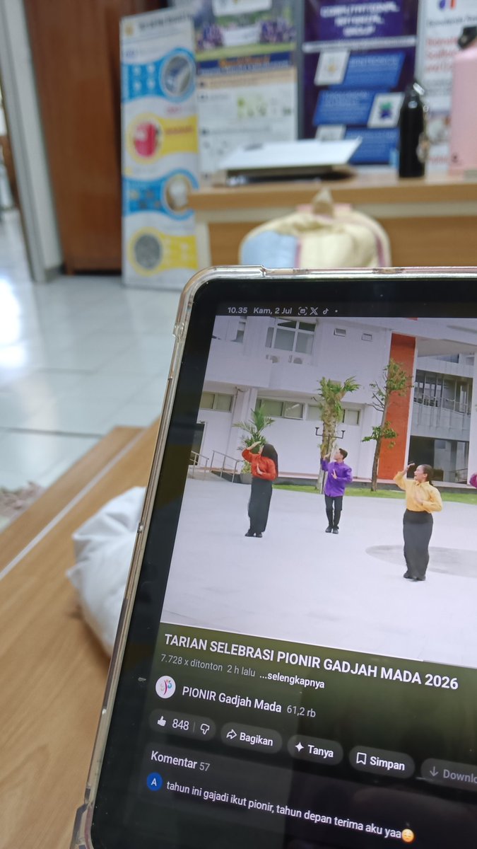 urnaeeee_'s tweet photo. nonton selebrasi tari pionir tahun ini di FMIPA UGM🥰 https://t.co/xhiA78X8zY