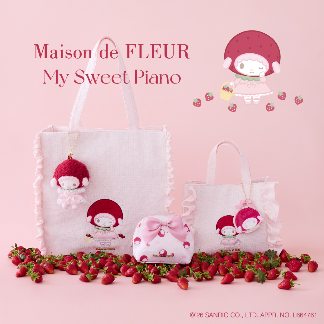 Laforet_H's tweet photo. 2F メゾン ド フルール Maison de FLEUR×My Sweet Piano: 【Special Collaboration】
 
Maison de FLEUR×My Sweet Piano

7月6日はマイスウィートピアノのお誕生日♪
 
いちご頭巾をつけたマイスウィートピアノが愛らしい
特別なコラボアイテ… https://t.co/kfqyzBhn7L https://t.co/fiFx14wldb