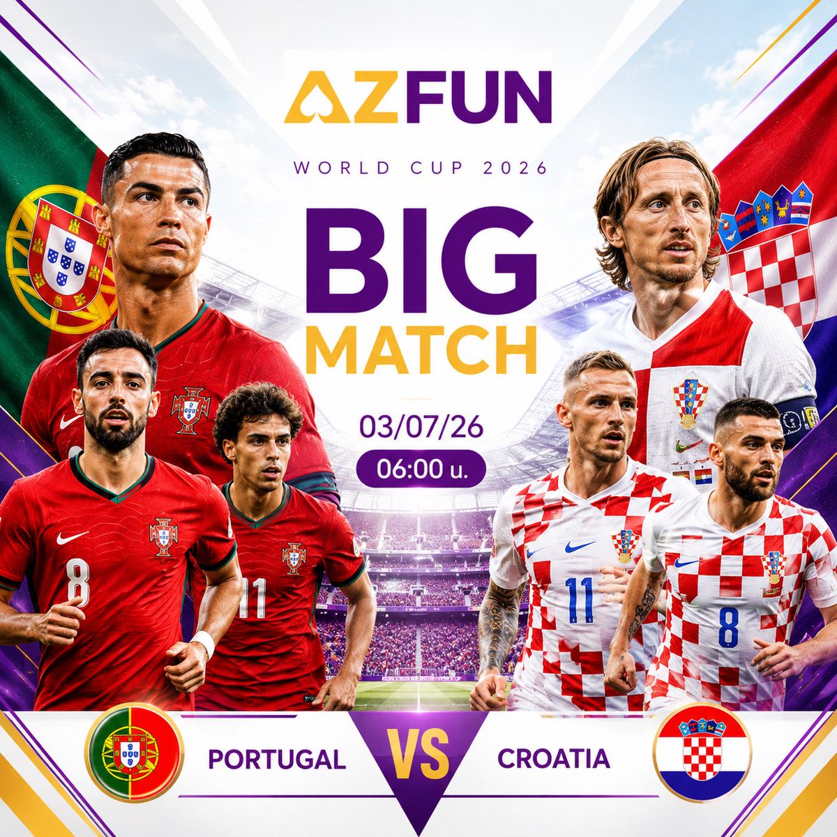 assfino's tweet photo. 😂 BIG MATCH
🇵🇹 โปรตุเกส vs โครเอเชีย 🇭🇷

🌐 สมัครเลย
https://t.co/tpJ7y5nvYI
💬 Line
https://t.co/cNrKUBmAM2

คืนนี้...ไม่มีใครยอมใคร!!
ฝั่งโปรตุเกสเตรียมสูตรเดิม
"ส่งให้พี่โด้...แล้วลุ้นเอา!!" 😆
ส่วนโครเอเชียก็ไม่หวั่น
"ตราบใดที่โมดริชยังวิ่งไหว เกมยังไม่จบ!!" 😂

90 นาทีนี้รับรองมีทั้ง
⚽ ยิงชนเสา
⚽ VAR ทำคนดูหัวใจจะวาย
⚽ กองเชียร์ตะโกนลั่นบ้าน
⚽ และคนดูบอก "ลูกนี้ผมยิงยังเข้าเลย!!" 🤣
แต่ไม่ว่าจะเชียร์ฝั่งไหน...
ของอย่างนี้ บอลกลม ๆ อะไรก็เกิดขึ้นได้

🎯 แอดขอฟันธงแบบขำ ๆ
โปรตุเกส 2-1 โครเอเชีย
"ถ้าไม่เข้า...โทษลูกบอลกลมไว้ก่อน!!" 😂🏆⚽