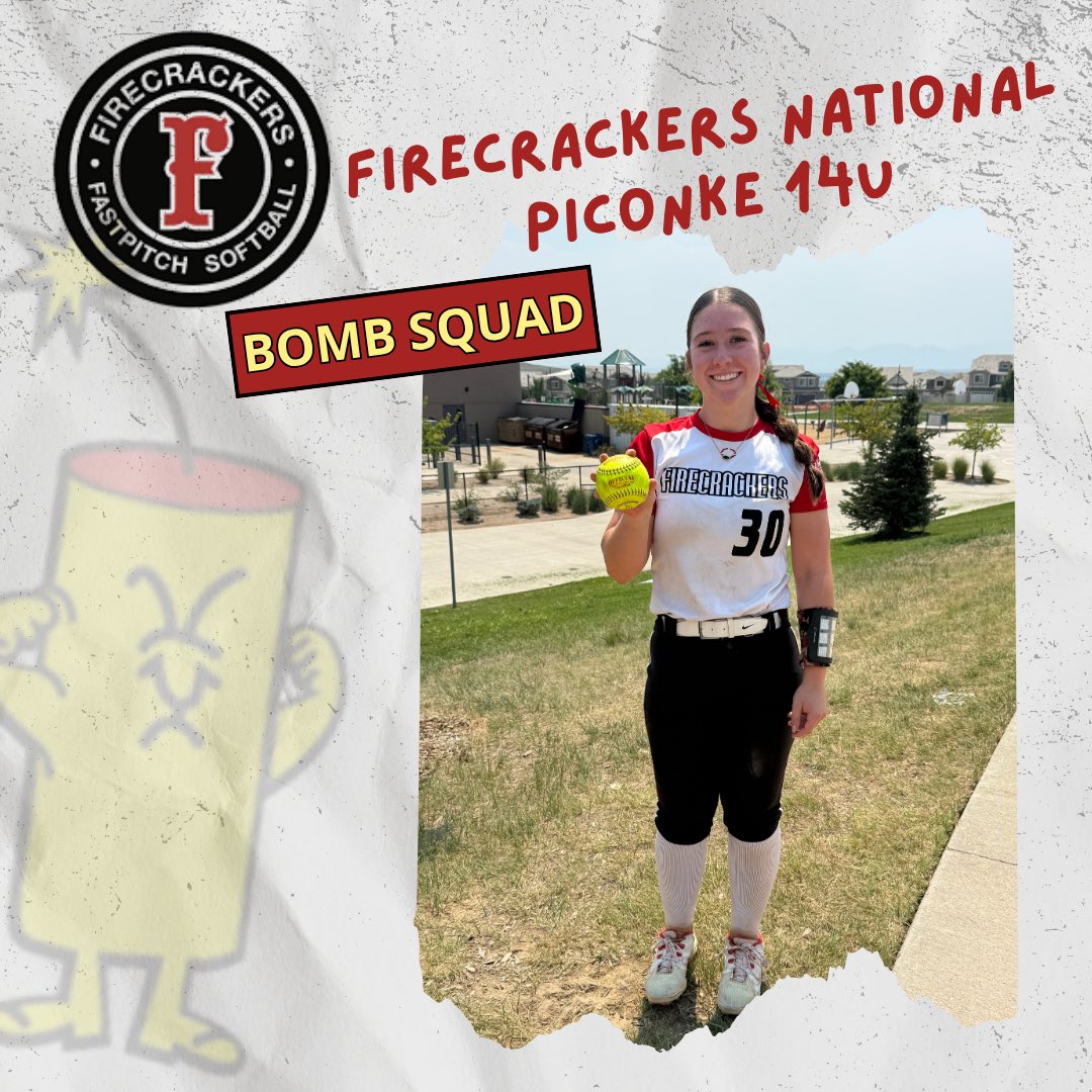 FCNatlPiconke's tweet photo. ๐ฃ BOMB SQUAD REPORT ๐ฃ
Day 1:
๐ฅ @ReagenSoftball4, @LeahHamby_7, @Maddie_I35
Day 2:
๐ฅ @sophiekeller30
Four bombs. Four difference-makers. Way to attack the zone and make pitchers pay!
#FCStrong ๐งจ๐ช๐ผ @TCSFastpitch @Firecrackersinc @FirecrackersMI @triplecrownspts https://t.co/8RympRn8fF