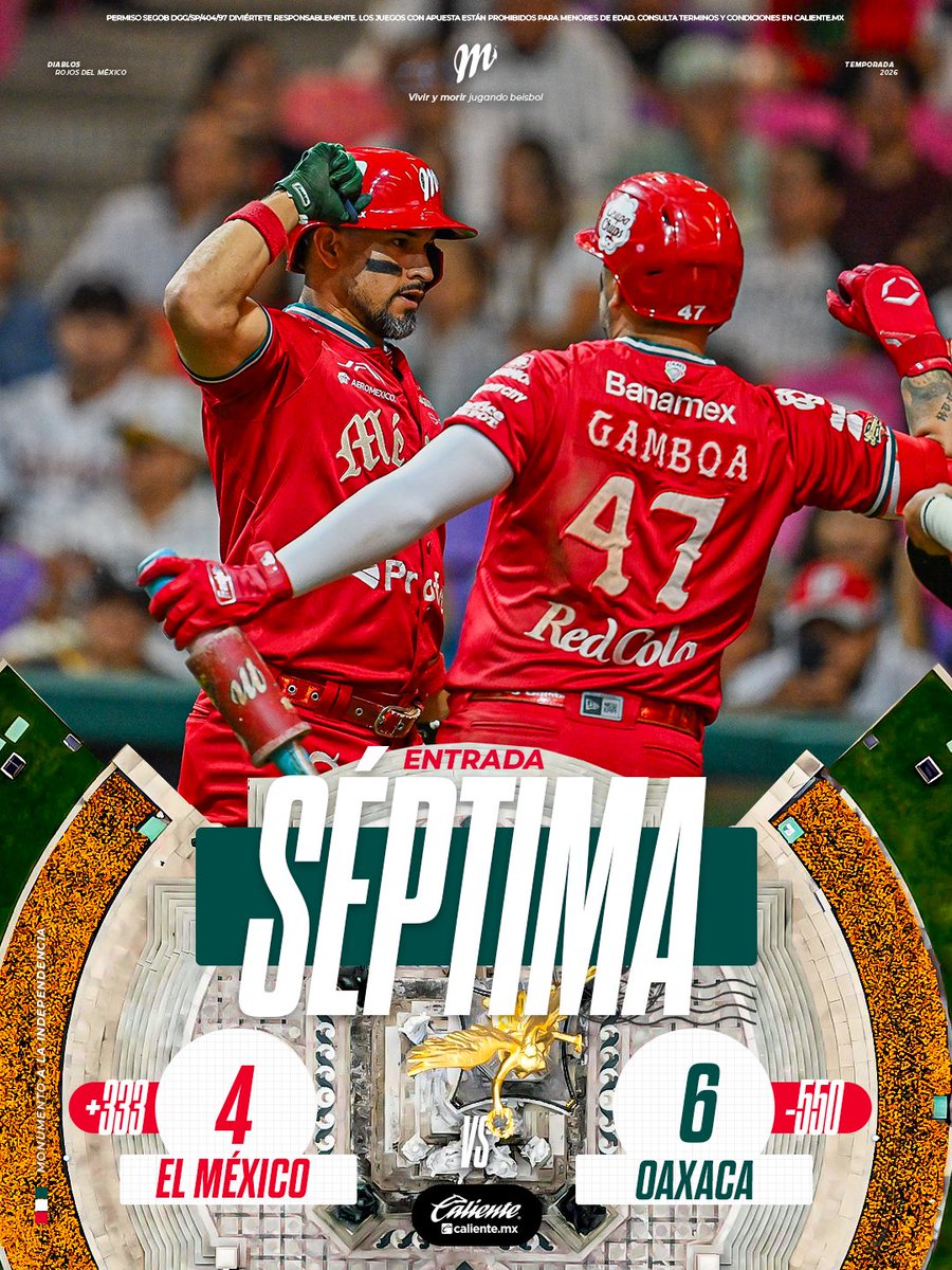 DiablosRojosMX's tweet photo. Regístrate en @calientesports y forma parte de la casa de apuestas oficial de la Pandilla Escarlata 👹📲 

👉🏻 https://t.co/SpCqp4lURB

#ALaDiabla | #MásAcciónMásDiversión https://t.co/c5RnJqjSL8