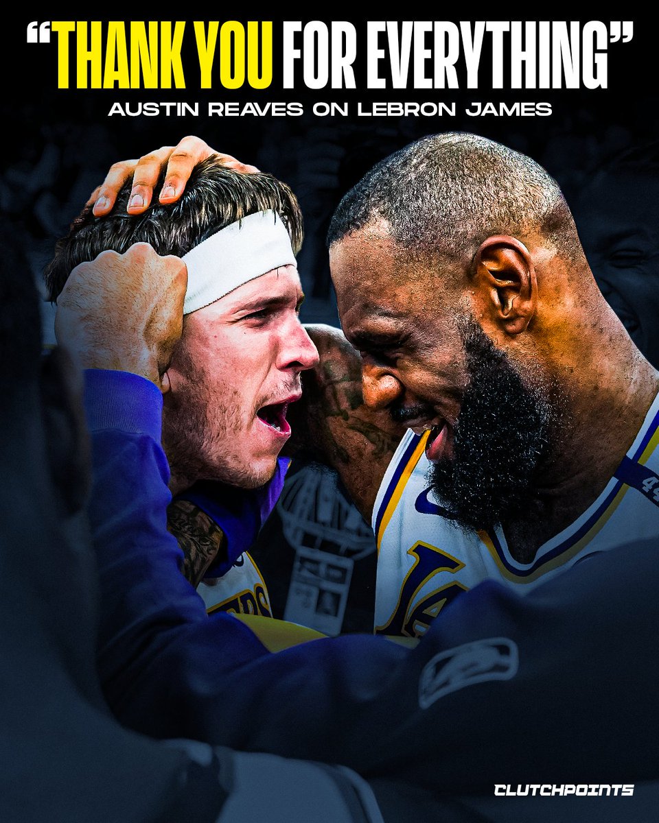 LeBronNationCP's tweet photo. Austin Reaves entered the NBA as an undrafted rookie and spent all five of his seasons learning alongside LeBron James.His farewell said it best:"Thank you for everything. See you on the golf course soon, brother."A partnership Reaves will never forget. 👑 https://t.co/vwqOUJePXJ