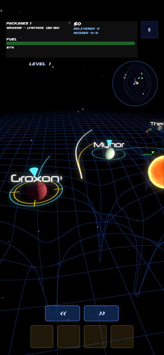 cd_4567's tweet photo. @EverydayHum4n I’m working on a space delivery guy game that sort of has this visualization https://t.co/EOjv6TRLIl