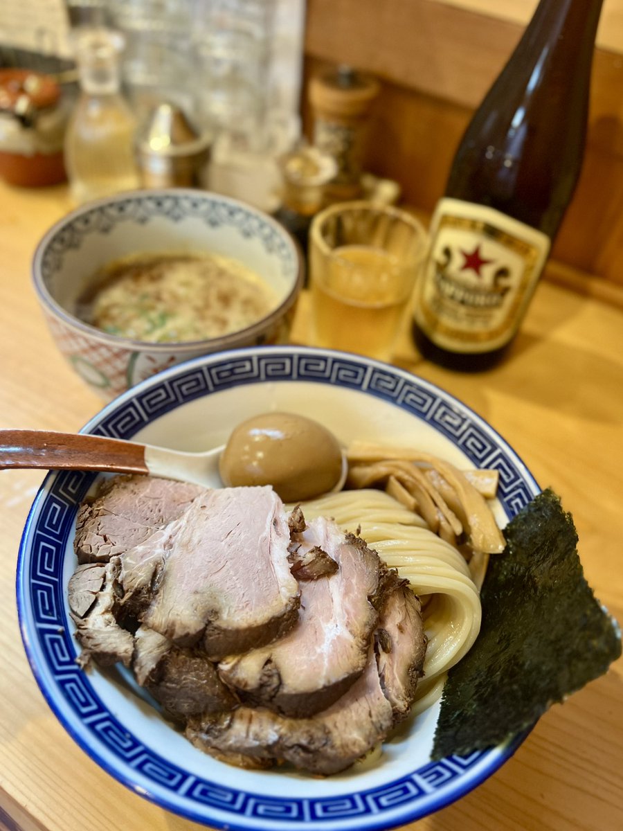 TOSHIOGAMI's tweet photo. らーめん とうかんや（一之江）

念願のカレーつけ麺！

前回の塩らーめんも最高だったけど、カレーつけ麺もめちゃくちゃ美味い

濃厚なつけ汁とカレーのスパイス感、さらに麺もトッピングもご飯も全て拘り抜いたおいしさで神でした

全メニュー制覇したい。大好き！ https://t.co/YSZxY3B5xe