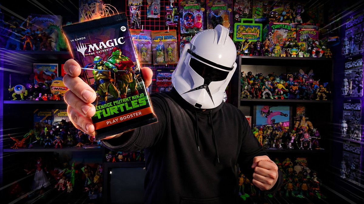 DJDrDoodles's tweet photo. Teenage Mutant Ninja Turtles X Magic: The Gathering 
https://t.co/mQtmWjY2Eb
#teenagemutantNinjaturtles #magic #tmnt #magicthegathering #toybot https://t.co/6qAiifqbrB