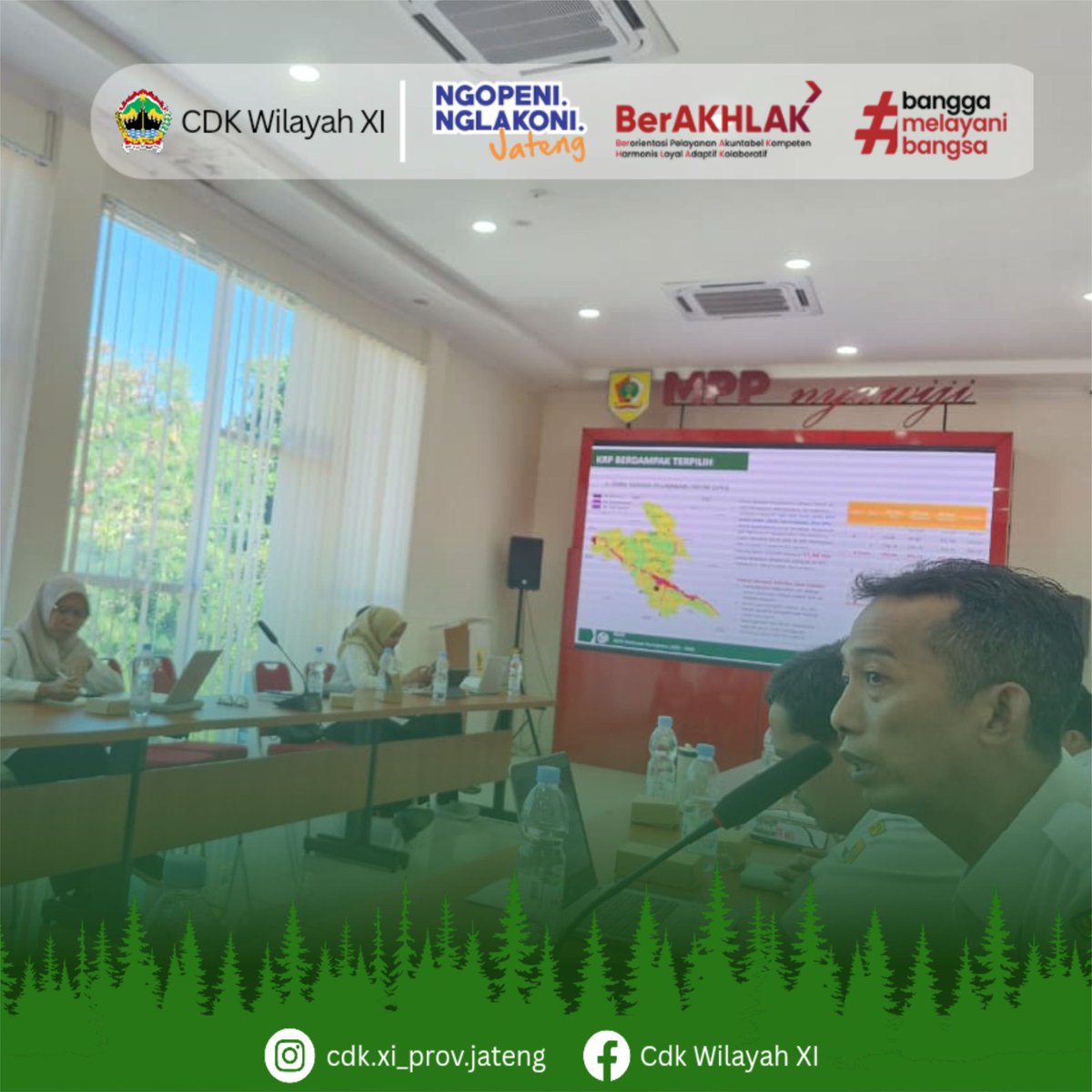 CdkXi's tweet photo. Dalam rangka penyusunan KLHS RDTR Kecamatan Purwantoro Kabupaten Wonogiri yang di insiasi oleh DLH kabupaten Wonogiri, CDK Wilayah XI ikut memberikan saran dan masukan terkait lingkup tugas di bidang kehutanan untuk penyempurnaan laporan KLHS RDTR tersebut.
@dlhkprovjateng https://t.co/Qz6gS0TQeU