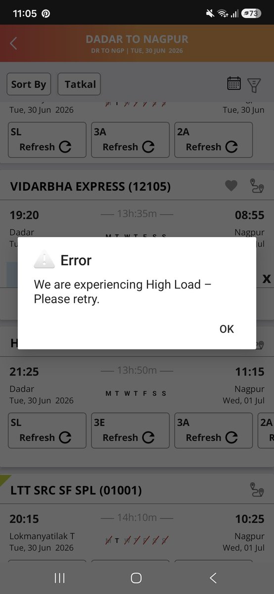 Atul1789439's tweet photo. @AshwiniVaishnaw Please solve this issue first, it's been 3 months since normal people cant do their tatkal tickets. I dunno who can do their tickets at 10am and 11am. I don't think anybody us even interested to resolve this. @IRCTCofficial @AshwiniVaishnaw https://t.co/6RgXyVUeJD