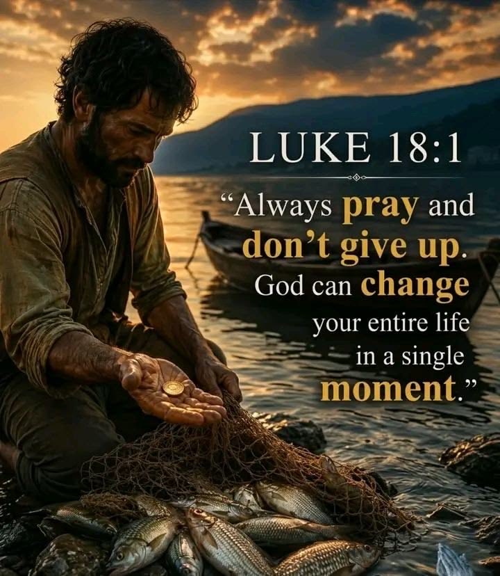 JesusChristsGod's tweet photo. Luke 18:1
18 Then Jesus told his disciples a parable to show them that they should always pray and not give up. https://t.co/pr1HWl1f4h