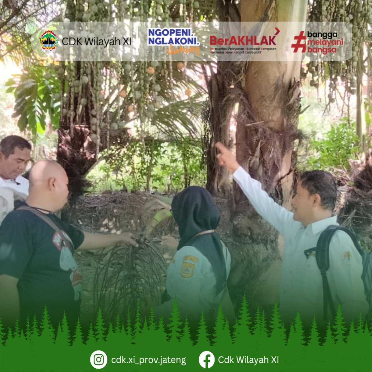 CdkXi's tweet photo. Dalam rangka pendampingan multi usaha kehutanan untuk peningkatan kapasitas KTH khususnya budidaya Aren, CDK Wilayah XI melaksanakan pelatihan dan pendampingan peningkatan kelola usaha di KTH Aren Mania Desa Ngadipiro Kecamatan Nguntoronadi Kabupaten Wonogiri.
@dlhkprovjateng https://t.co/pK8aBTWJJ5