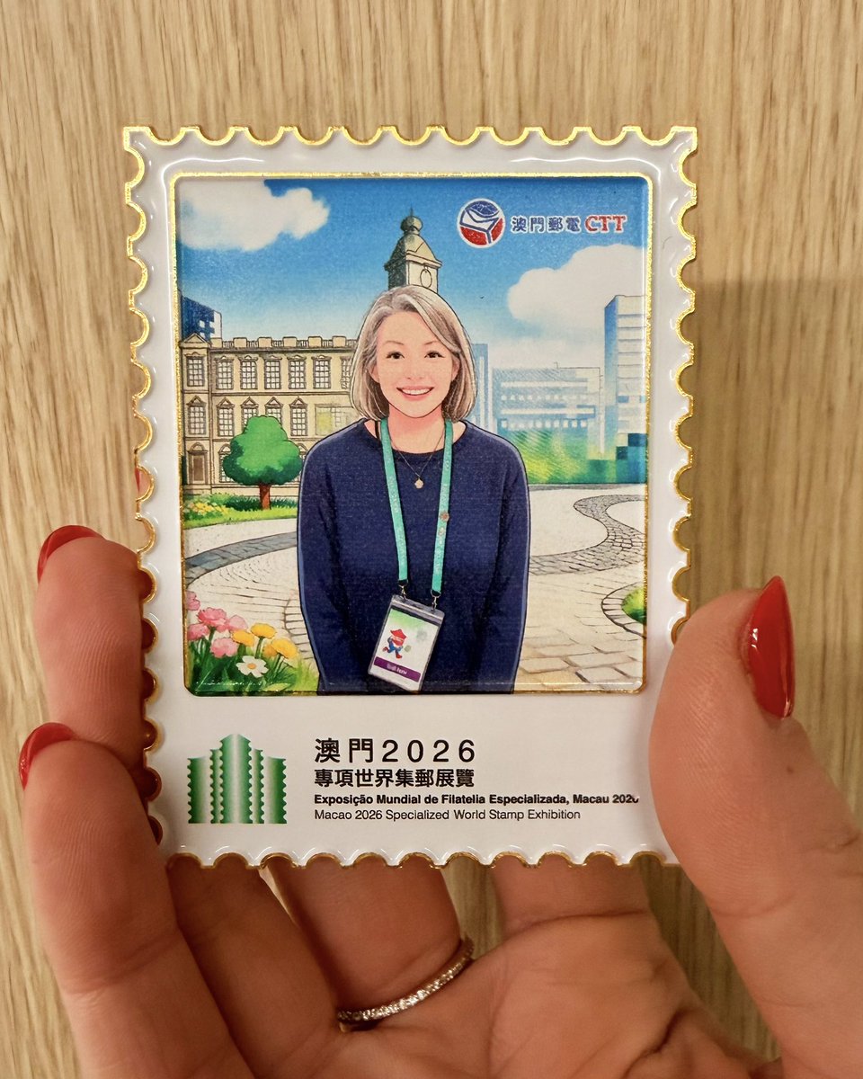ArtStamped's tweet photo. Thank you to the team at Macao CTT for squeezing me in for the last personalised magnet of the show! 🇲🇴 https://t.co/jPz6odJvWe