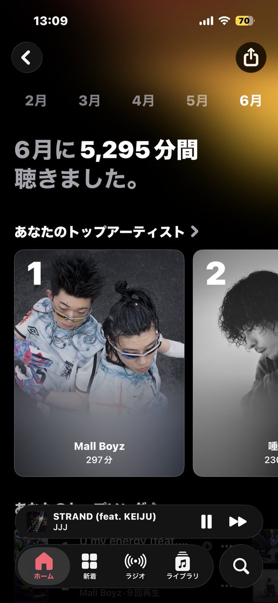 tarodaaaaa's tweet photo. モルボいっぱい聴いた6月 https://t.co/lhIepQyeOp