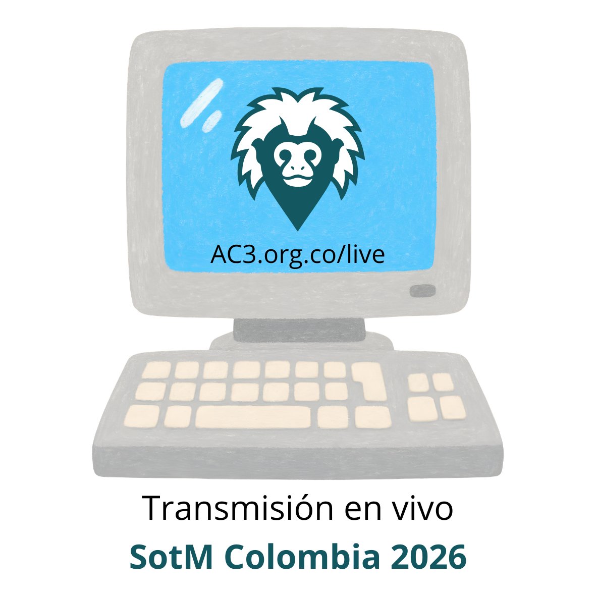 OSM_Colombia's tweet photo. Si no puedes ir al State of the Map Colombia 2026 en Bogotá, vamos a trasmitirlo en vivo por:
https://t.co/LqBD16hZtT

Toda la información en:
https://t.co/EZUIZj4mSl
3 y 4 de julio en la UNAL

#OSMColombia #OpenStreetMap #SotMCol2026 https://t.co/OBBveB7lZM