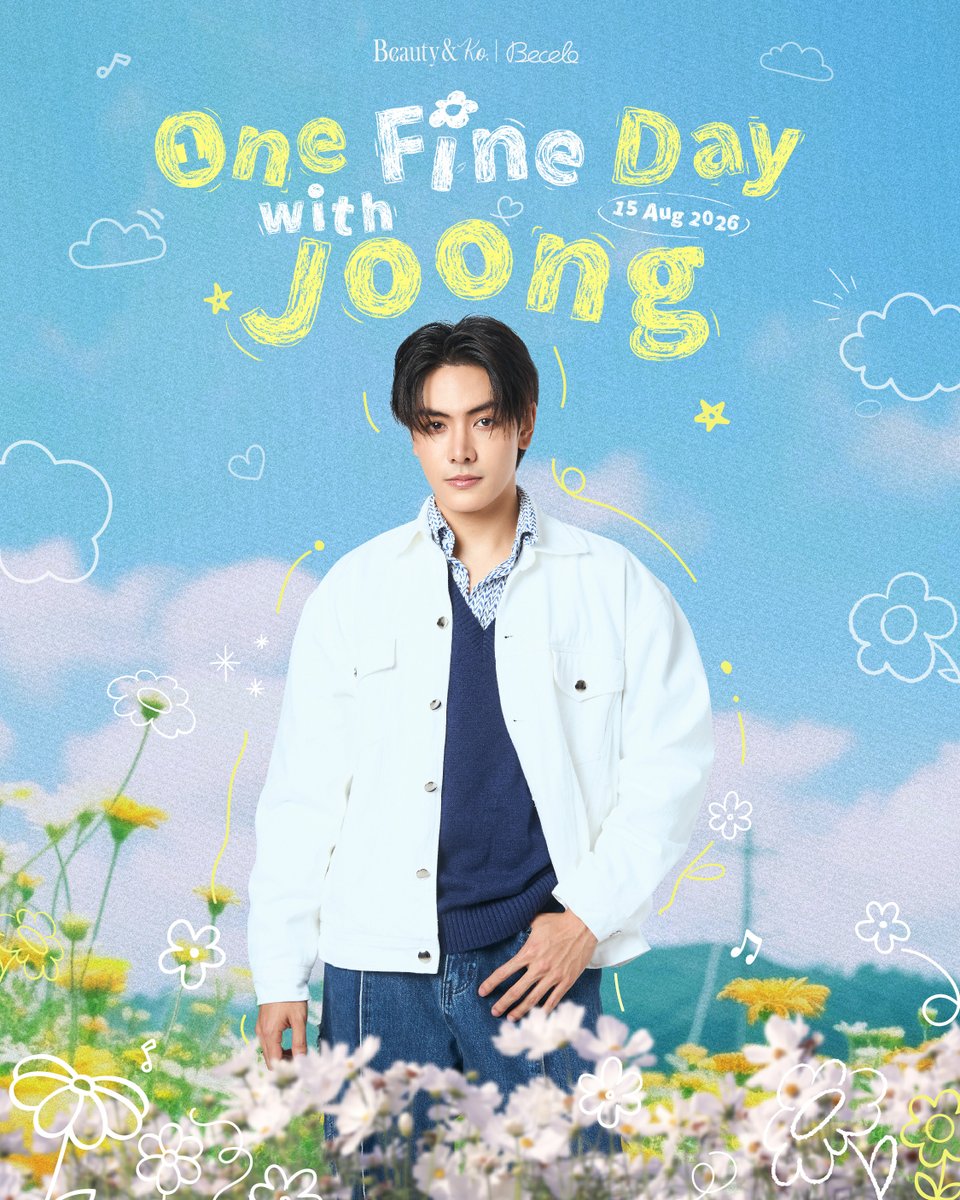 bcl_festa's tweet photo. One Fine Day with Joong Archen ☀️
A day made just for us.

เตรียมพบกับช่วงเวลาสุดพิเศษที่จะเต็มไปด้วยรอยยิ้มและความทรงจำดี ๆ
แล้วมาใช้ "One Fine Day" ไปด้วยกัน 💙
#OneFineDaywithJoongArchen #BeautyandkoxJoongArchen  #Beautyandko #BCLfesta #JoongArchen #จุงอาเชน https://t.co/NM51lnUXY5