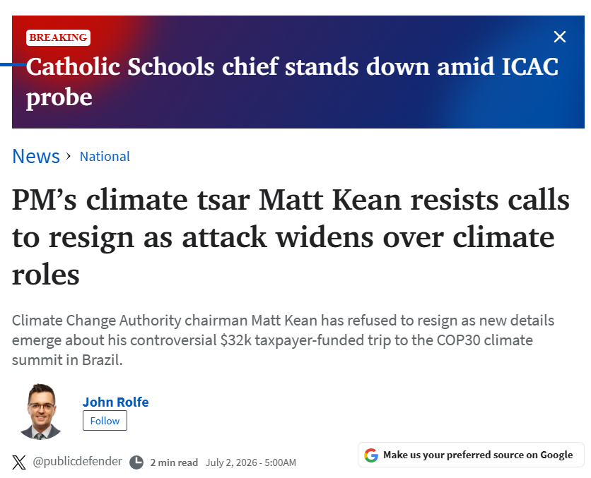 Matt_Camenzuli's tweet photo. Kean has never taken a backward step.

Not since he got the green light from the establishment powers that be.

He will suffer no consequences, because he knows where all of the bodies are buried. https://t.co/Z2Uaf8YI5c