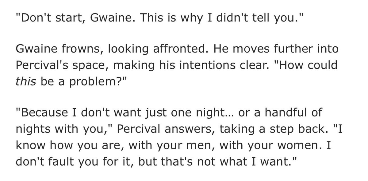 cowboylikemerls's tweet photo. just a quick truth spell fic but this perwaine is so good, my fav flavor of them (as long as they end up happy) https://t.co/zwEPoLyEUR