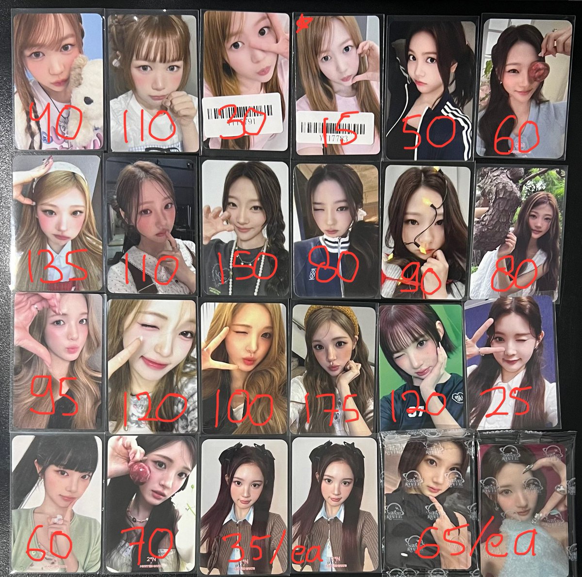 oniromii's tweet photo. [Help RT] 
WTS / Want To Sell photocard 

✔excl admin 🍊 + pack
✔Ready ina 
✔Keep event with Dp
✔️ First pay first get

t. aab aespa h2h ive irene Ningning giselle karina winter yeon carmen stella yuha jiwoo ian ana하투하 포카  양도 ตลาดนัดh2h lfb https://t.co/UEp8lho2KU