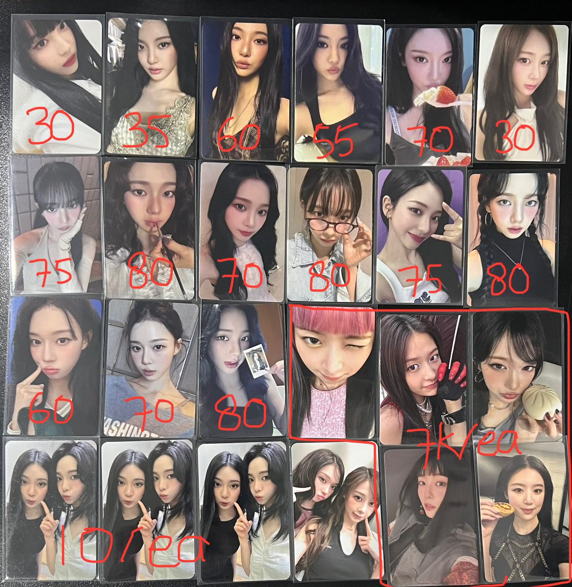 oniromii's tweet photo. [Help RT] 
WTS / Want To Sell photocard 

✔excl admin 🍊 + pack
✔Ready ina 
✔Keep event with Dp
✔️ First pay first get

t. aab aespa h2h ive irene Ningning giselle karina winter yeon carmen stella yuha jiwoo ian ana하투하 포카  양도 ตลาดนัดh2h lfb https://t.co/UEp8lho2KU
