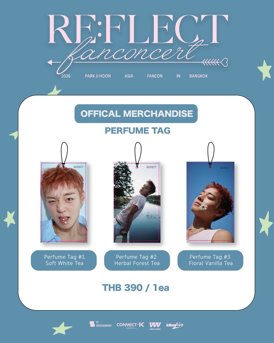 TriplecheckTH's tweet photo. 🎁 เมย์ไทย~ เตรียมเก็บความทรงจำสุดพิเศษกลับบ้านกับ Official Merchandise
ของงาน 2026 PARK JI HOON ASIA FANCON [RE:FLECT] in BANGKOK✨

อย่าพลาดสินค้าลิขสิทธิ์แท้ที่จัดทำขึ้นสำหรับงานนี้โดยเฉพาะ!

💐กำหนดการการจำหน่าย

👉 เปิดจำหน่ายที่งาน  2026 PARK JI HOON ASIA FANCON [RE:FLECT] in BANGKOK
🗓️ในวันเสาร์ที่ 11 กรกฎาคม 2569
⏰เวลา 11.00 - 17.00 น.
📍IDEA LIVE BRAVO BKK
.

🎟️ ยังมีบัตรและที่นั่งให้จับจอง! 
ทุกที่นั่งรับสิทธิ์เข้าร่วมกิจกรรม Hi-bye!!

📌 จองบัตรได้ทาง  https://t.co/aOLFy8oD20

💫 ซื้อบัตรภายในวันที่ 6 กรกฎาคม 2569
ลุ้นรับสิทธิ์เข้าร่วม Fan Benefits สุดพิเศษกับ PARK JI HOON

📢 ประกาศรายชื่อผู้ได้รับสิทธิ์ Fan Benefits ในวันที่7 กรกฎาคม 2569 ผ่านทุกช่องทางโซเชียลมีเดียของ Triple Check Thailand

แล้วมาสนุกไปด้วยกัน พร้อมเก็บทุกช่วงเวลาสุดประทับใจที่ PARK JI HOON เตรียมไว้สำหรับทุกคน 🩷

⎯⎯⎯⎯⎯⎯⎯⎯⎯⎯⎯⎯⎯⎯⎯⎯

🎁 Thai MAY~ Take home a special memory with the Official Merchandise 
from  2026 PARK JI HOON ASIA FANCON [RE:FLECT] in BANGKOK ✨

Don't miss the exclusive official merchandise created especially for this event!

💐Merchandise Sales Information

 👉 Available at:  2026 PARK JI HOON ASIA FANCON [RE:FLECT] in BANGKOK
🗓️ Saturday, 11 July 2026
⏰ 11:00 AM – 5:00 PM
📍 IDEA LIVE, BRAVO BKK
.

🎟️Tickets are still available — grab your seat now!
All ticket holders can participate in the Hi-Bye event!⭐

📌 Get your tickets now at: https://t.co/aOLFy8oD20

🎁 Purchase your ticket by 6 July for a chance to win exclusive Fan Benefits with PARK JI HOON!

📢 The Fan Benefit winners will be announced on 7 July through all Triple Check Thailand social media channels.

Join us for an unforgettable day and create special memories with PARK JI HOON. We can't wait to see you there!🩷

#PARKJIHOON
#REFLECTinBKK
#PARKJIHOONFANCON
#triplecheck_th