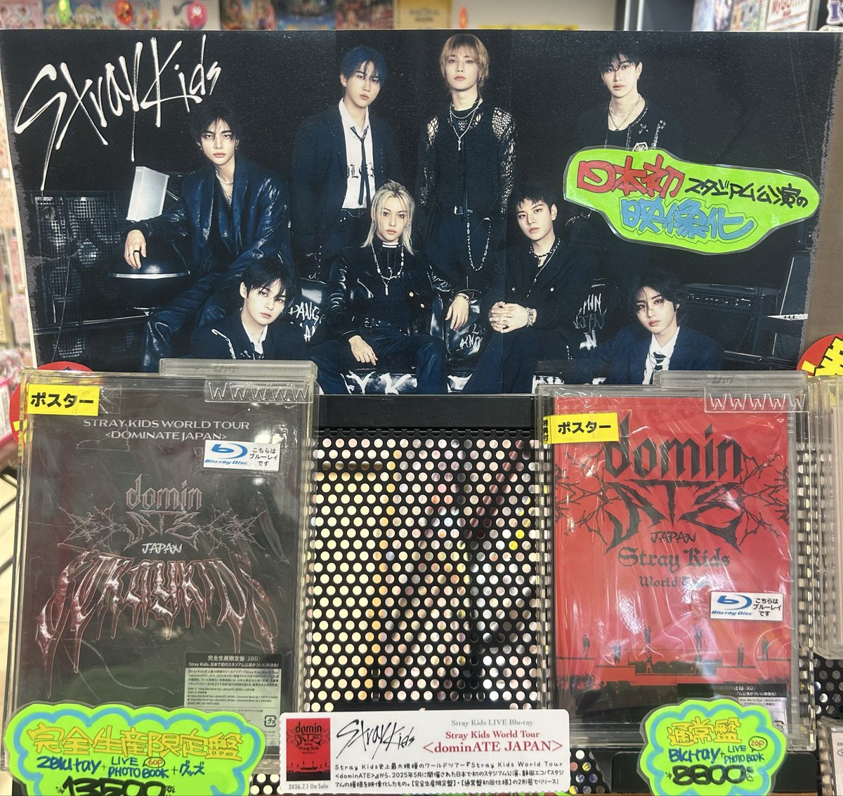 StrayKids 】 LIVE Blu-ray 『Stray Kids World Tour ＜dominATE JAPAN