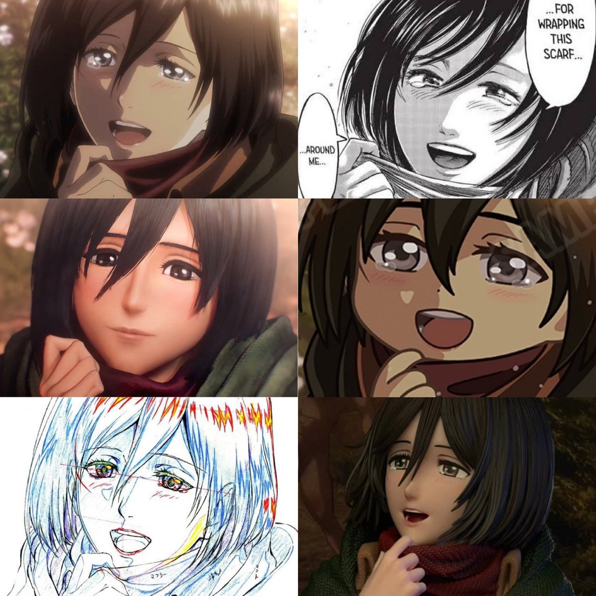 mikasababymama_'s tweet photo. No matter what form it was shown in, Mikasa always looks so beautiful😭❤️ https://t.co/ODUcOOct6p