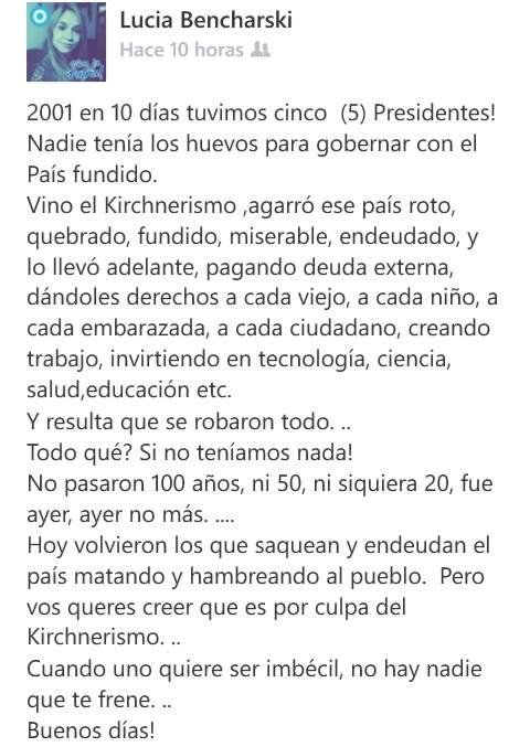 MyriCasss's tweet photo. @ElPizzaiolo10 @18Tavovargas SOS UN LIBERINMUNDO QUE SE TRAGÓ EL RELATO DE ESTOS FALSOS! POBRECITO SOS UN ENGAÑADO MÁS!OTRO LUMPEN INÚTIL QUE REPITE COMO LORO LO QUE DICE EL ENFERMO Y HACE CASI 3 AÑOS QUE NOS CAGA DE HAMBRE! NO PODÉS SER TAN LIBERBOLUDO!NADA MEJORÓ PARA EL PUEBLO! AHORA SUBSIDIÁS RICOS FORRO https://t.co/eWIogZap0L