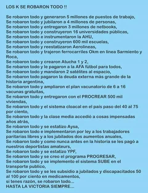 MyriCasss's tweet photo. @ElPizzaiolo10 @18Tavovargas SOS UN LIBERINMUNDO QUE SE TRAGÓ EL RELATO DE ESTOS FALSOS! POBRECITO SOS UN ENGAÑADO MÁS!OTRO LUMPEN INÚTIL QUE REPITE COMO LORO LO QUE DICE EL ENFERMO Y HACE CASI 3 AÑOS QUE NOS CAGA DE HAMBRE! NO PODÉS SER TAN LIBERBOLUDO!NADA MEJORÓ PARA EL PUEBLO! AHORA SUBSIDIÁS RICOS FORRO https://t.co/eWIogZap0L