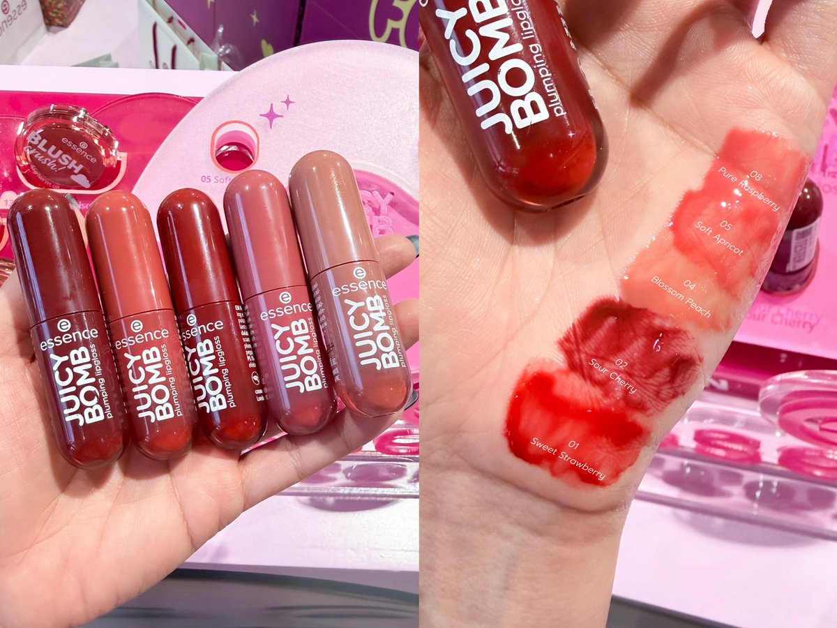 bboziidiary's tweet photo. มาอัพเดตไอเท็มใหม่จาก essence ￼ 💘รอบนี้ออกมาเยอะมาก มีสีมาเพิ่มอีก ทั้งลิป คุชชั่น บลัช ไฮไลท์ ครบเลย ใครอยากแวะไปลองเทสสี หรือแบบแวะไป￼ 📸 แช๊ะ&แชร์ ที่บูทกิจกรรม KIS CTW (ชั้น2)  รับของขวัญไปเลยทันที 2 ชิ้น และมีโปรลด 10%อีก คุ้มมากกก 

#essencecosmeticsxKIS #essencethailand #Event #essencenewupdate2026