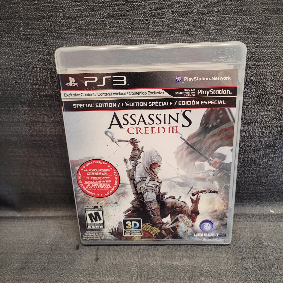 GameRepairParts's tweet photo. Assassin's Creed III (Sony PlayStation 3, 2012) PS3 Video Game 8888347378 https://t.co/DoZY1RH4fU https://t.co/yjfZhLvJkq