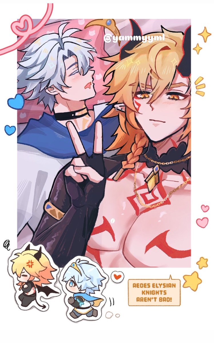 yammyyml's tweet photo. knight x succubus sfw #phaidei https://t.co/tWvF0HJ0Nq