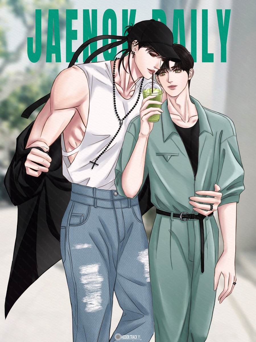 DiaryWedne87668's tweet photo. In summer, I think Nok likes matcha, but Jaeshin only likes "Nok’s matcha". JaeNok Daily, Summer 2026. I miss you so much.❤️💚🐾
#TheGhostsNocturne 
#鬼夜曲 
#귀야곡 
@ananas4write 
@c_r_jade https://t.co/8oF3i1q6vT