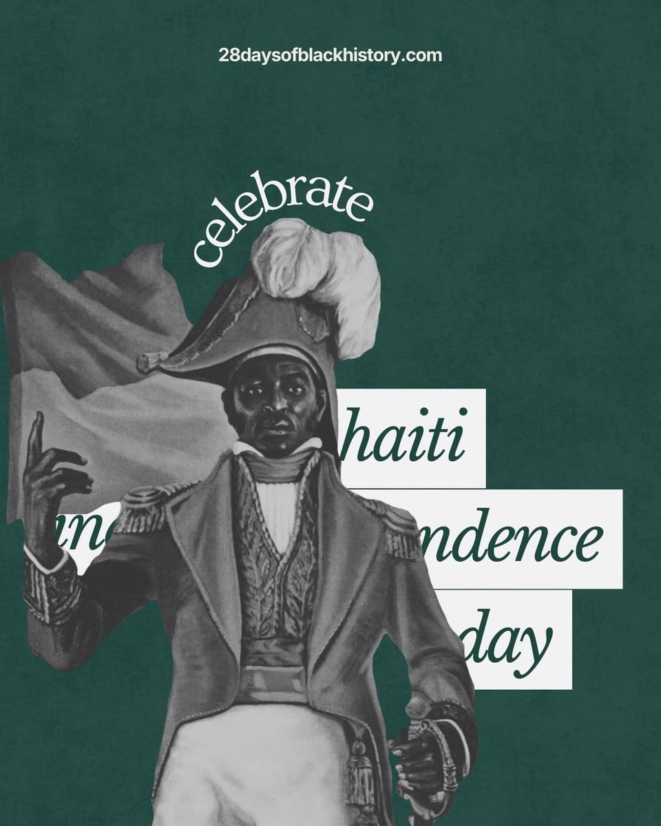 ardtakeaction's tweet photo. On January 1, 1804, Haiti became the first Black republic in the world, born from a thirteen-year revolt against slavery and colonial rule.

Its revolution reshaped the Americas, challenged the global institution of slavery, and inspired liberation m... https://t.co/JcDDAeu4s5