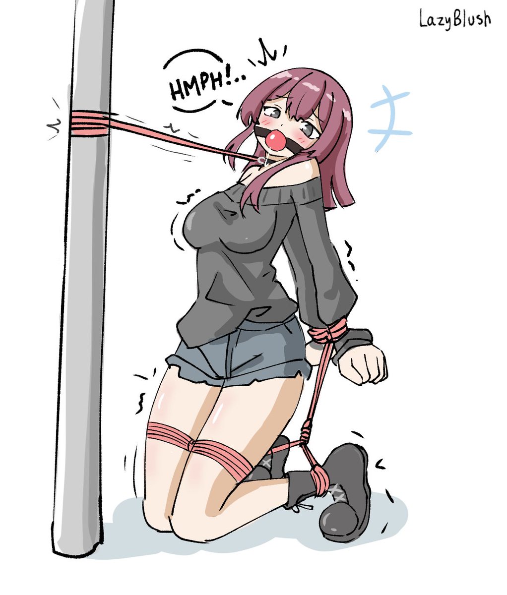 Lazyblushy's tweet photo. Did a Raffle for ocs  in my place....

The winner gets tied up..
Congratulations to
@WarioThe51905 (red hair girl oc) and

@mbopsss (bisch literally submitted Roblox and won)
= v = 
Thank you for all those who participated ~
Better luck next time.. https://t.co/vOA3zfNKOI