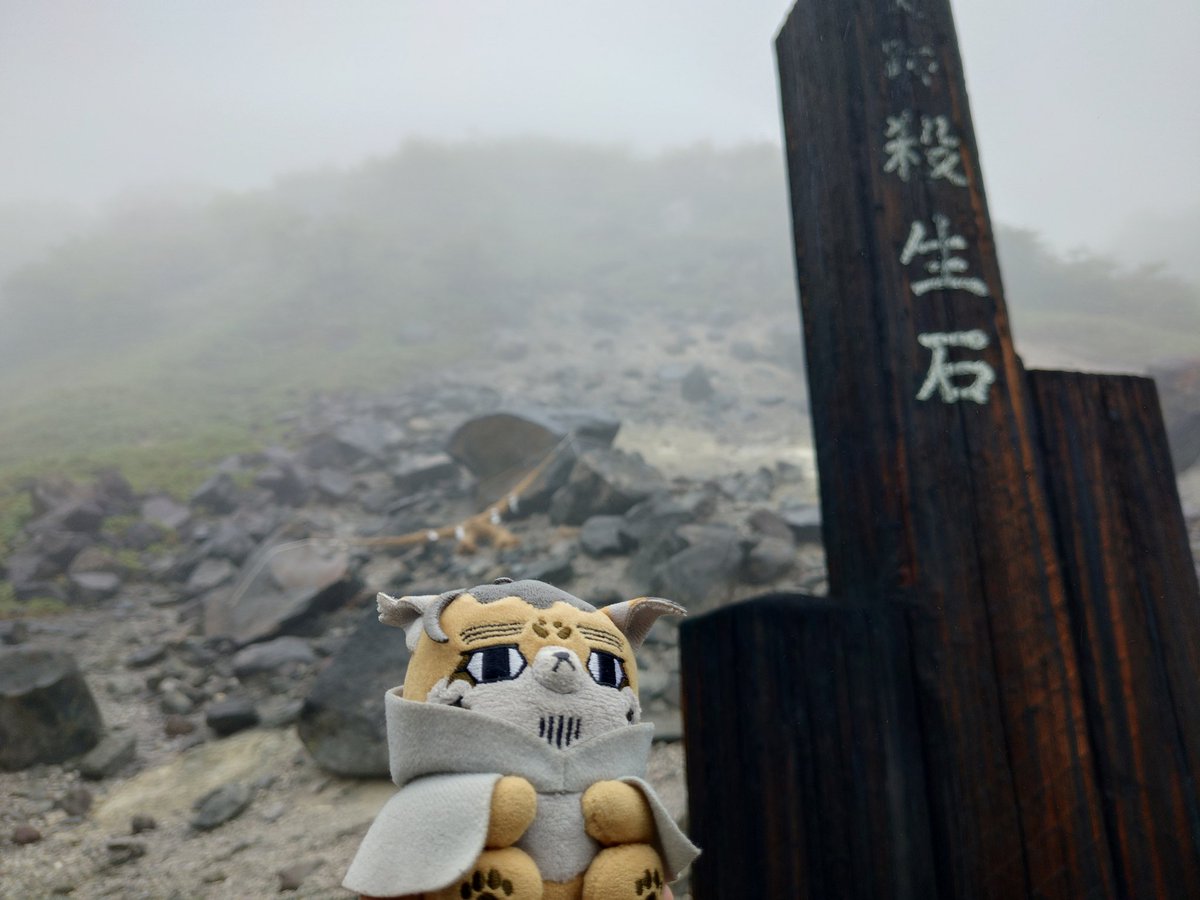 fourzeo_life's tweet photo. 割れた殺生石とフォゼ尾
#フォゼ尾といっしょ https://t.co/V4qZ5iPe1Y