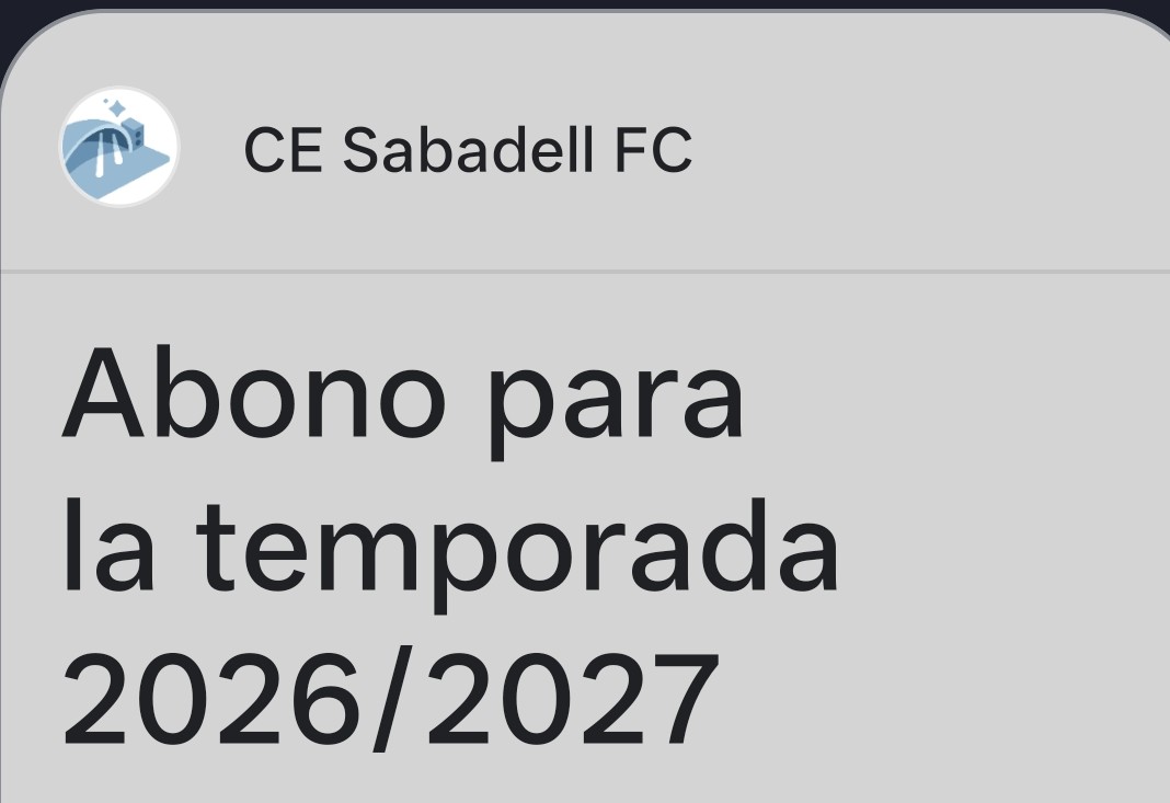 ilkeops's tweet photo. Doncs ja ho tenim, carnet renovat @CESabadell #araomai https://t.co/6t83QM8cEt