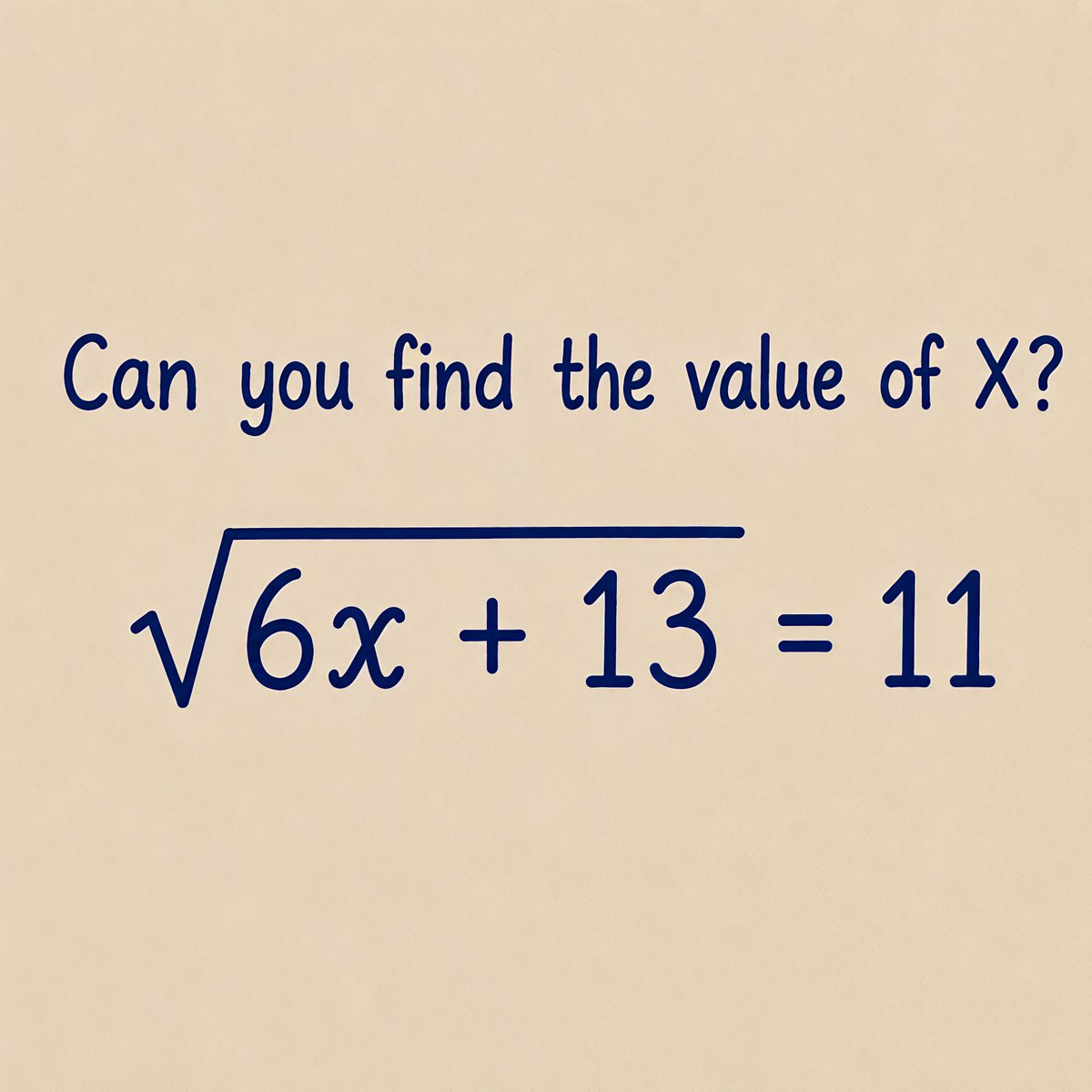 Queen887583's tweet photo. Looks easy. Looks easy.people get it wrong.

Can you find the value of X❔ 

without a calculator? 📵 https://t.co/z8svCP3rzQ