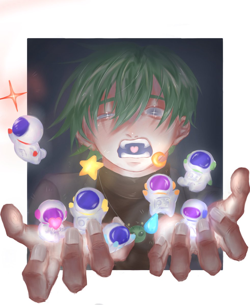 eiennniyukki's tweet photo. 🫲🧑‍🚀🫱 #イラスト https://t.co/ssR7xx6QwJ