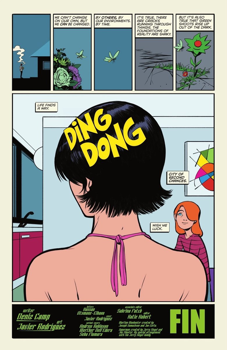 NovemberPrime84's tweet photo. Absolute Martian Manhunter has the most satisfying finale I've seen for a book in quite a while now. I loved how involved how Bridget was in the book as an emotional core for John, and John finally "unlocking" his true martian vision by finally choosing to open himself up to https://t.co/z3PBkRRCLe