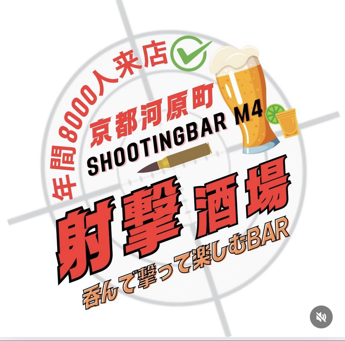 ShootingbarM4's tweet photo. 本日もご来店お待ちしています🙋‍♂️
京都河原町三条
シューティングバーm4 kyoto
銃が撃てるBARでございます✨
13:30〜0:00営業

#射撃体験できるBAR
#河原町 https://t.co/Sk0SNKuw1w