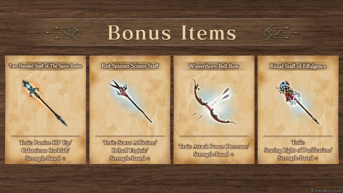 Bonus Items] When obtaining Everdistant Summershade Yekaterina or