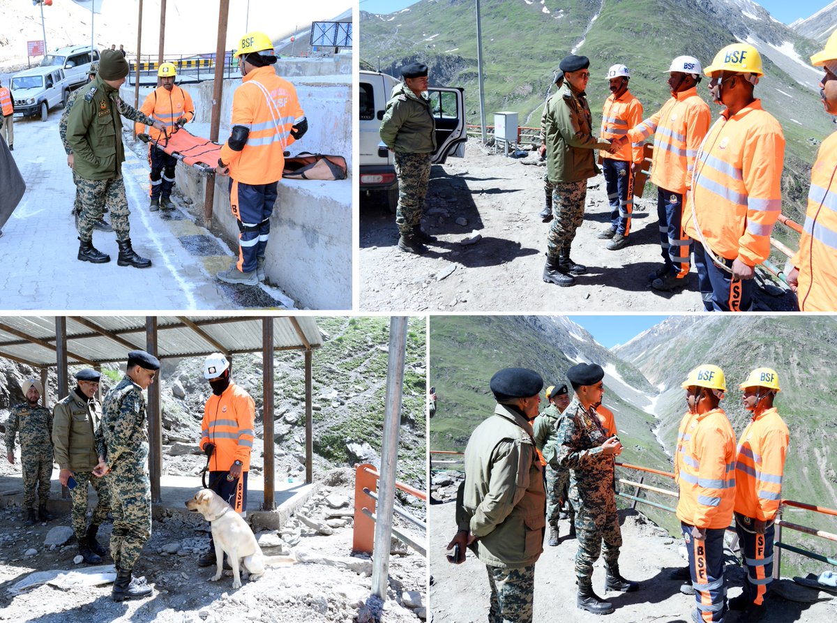 ReshmaBSF's tweet photo. During his review of Shri Amarnath Ji Yatra arrangements, DG BSF Shri Praveen Kumar, IPS emphasized seamless coordination among security forces and civil authorities for a secure and peaceful Yatra. #BSF #SANJY2026  #FIIBuying #HBDayMadanJi https://t.co/LI44EubaCG