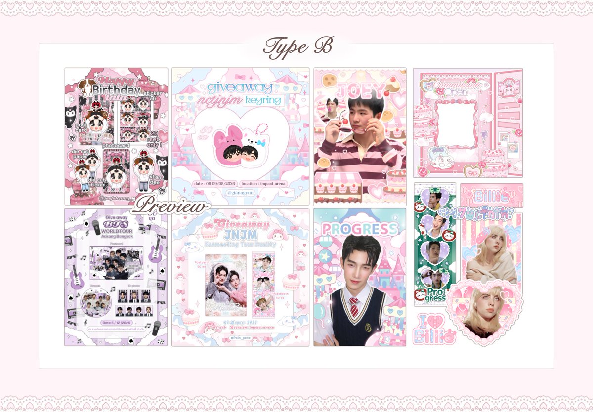 H7acinth's tweet photo. ★ིྀ˳ o𝓅𝑒𝓃 𝒸omꩇis𝓈io𝓃 🪽(รีทวิตลด 5%)

ตัวอย่างเพิ่มเติมที่ลิ้งค์ตรงไบโอ🤍🤍 รับงานเร่ง
💌 สอบถามเพิ่มเติม dm ได้เลยนะคะ

 𝜗𝜚 #รับออกเเบบ #รับออกแบบgiveaway #รับออกแบบของแจก https://t.co/sDYXuTSnsZ