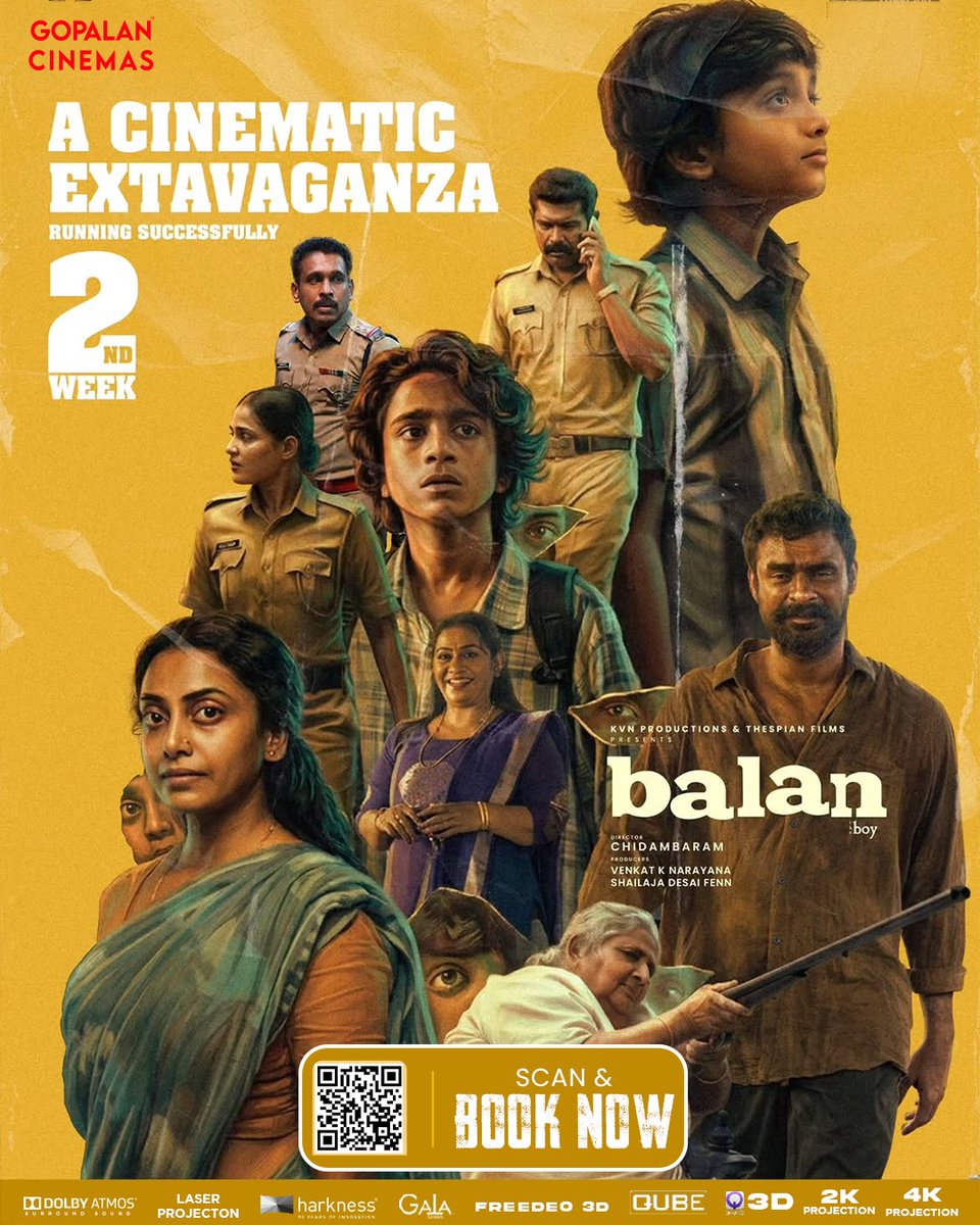 gopalan_cinemas's tweet photo. 🌟 A heartfelt story that's winning hearts everywhere! ❤️
Balan Boy is running successfully into its 2nd Week at Gopalan Cinemas!
#BalanBoy #2ndWeekSuccess #GopalanCinemas #NowShowing #BookNow #MovieTime #BigScreenExperience https://t.co/crw4O5fw3r