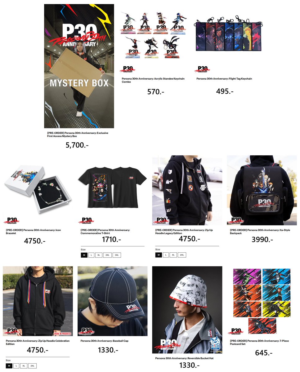 MurasakiKago's tweet photo. #ตลาดนัดPersona #ตลาดนัดเพอโซน่า 
PERSONA - ANIME EXPO 2026🇺🇸Goods
~Zone : Persona 30th Anniversary~
ราคาสินค้าไม่รวมค่าขนส่งระหว่างอเมริกา-ไทย คิดตามน้ำหนักจริงของสินค้า กรัมละ0.9รวมค่านำเข้าภาษีแล้ว
กำหนดการณ์สินค้าเข้า : ภายในช่วงปลายQ3-ต้นQ4 (กันยา-ธันวาคม) 
สั่งซื้อ : DM https://t.co/Cqe7EFQULz