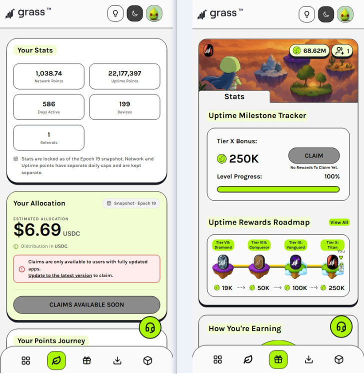 PT196_1092's tweet photo. @LeonardJ_24 Went all-in on Grass:
• 62 SIMs + 1 PC ($500+/mo) | 1.5 yrs
• Traveled to 10+ sites with heavy luggage to keep it running.
• 68M Uptime Pts (Tier X)

My allocation: 22M Pts, payout $6.69😇

Uptime Pts were ignored. This is unfair.
Are we being penalized for our contribution? https://t.co/8dEtBmWlAF