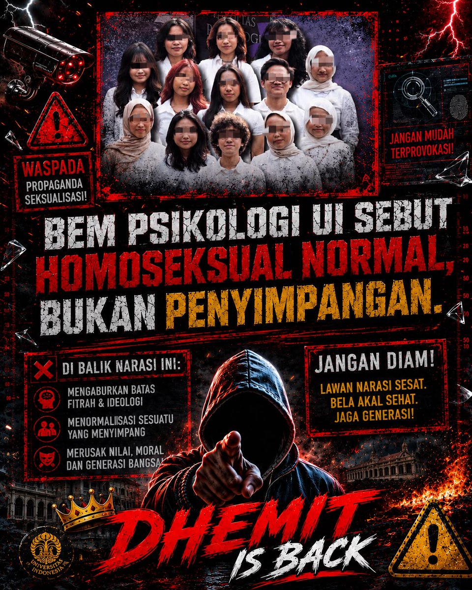 dhemit_is_back's tweet photo. Stop Normalisasi Kaum Boty dan Penyimpangan Lesbiola 

Perang Lawan Kaum Ketut Poooh,We Are Comeback.... https://t.co/Gyxl8tYimH